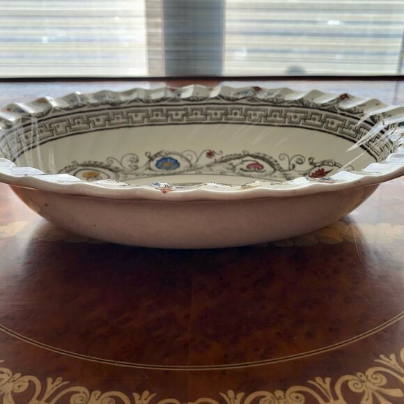 9” Oval Vegetable Bowl Florence Collection By Spode - Picture 7 of 8